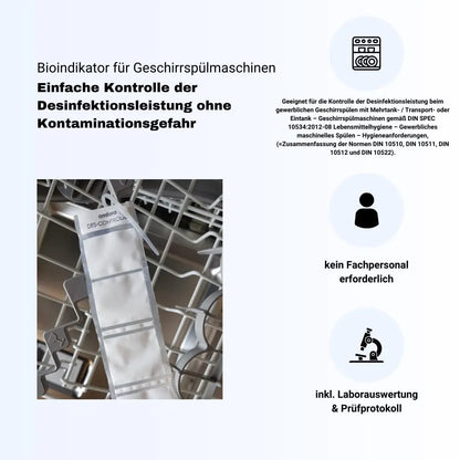 Bioindikator für Geschirrspülmaschinen amfora health care GmbH