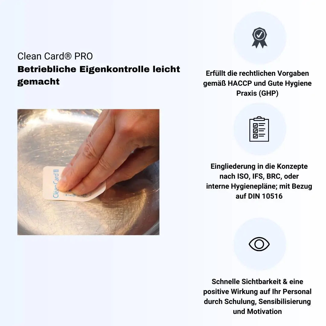 Clean Card® PRO Abreibetest amfora health care GmbH