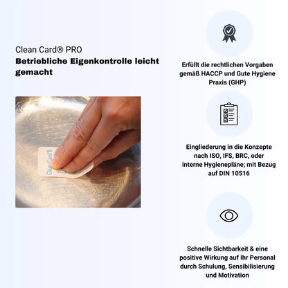 Clean Card® PRO Abreibetest amfora health care GmbH