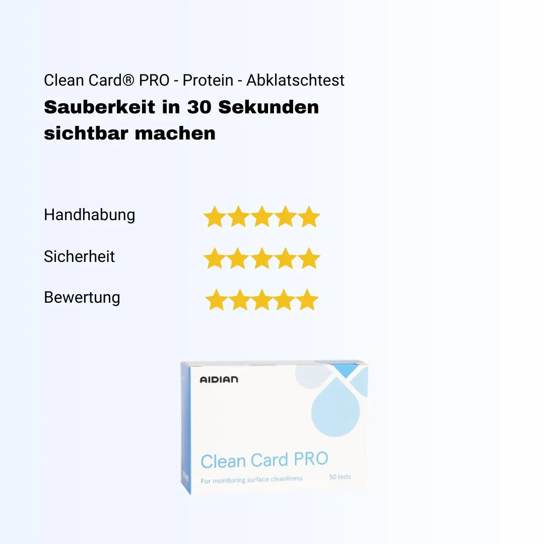 Clean Card® PRO Abreibetest amfora health care GmbH